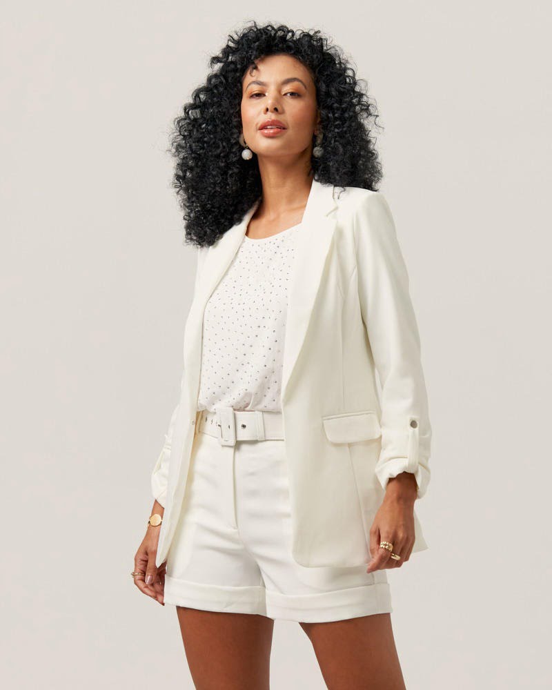 Blazer Feminino Yara By CN - Off White