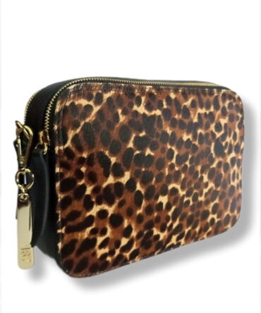 Bolsa Couro Animal Print