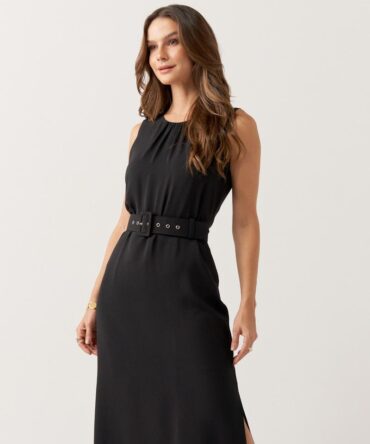 Vestido Midi Preto1