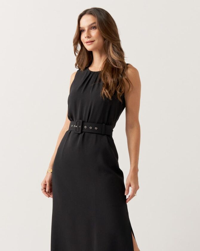 Vestido Midi Preto1