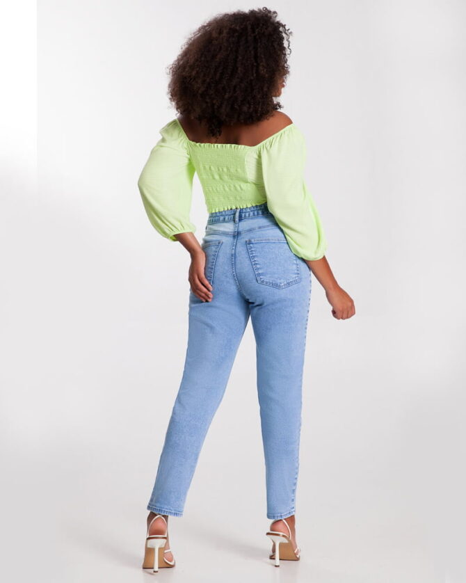 Calça JEANS MOM Chapa Barriga 1